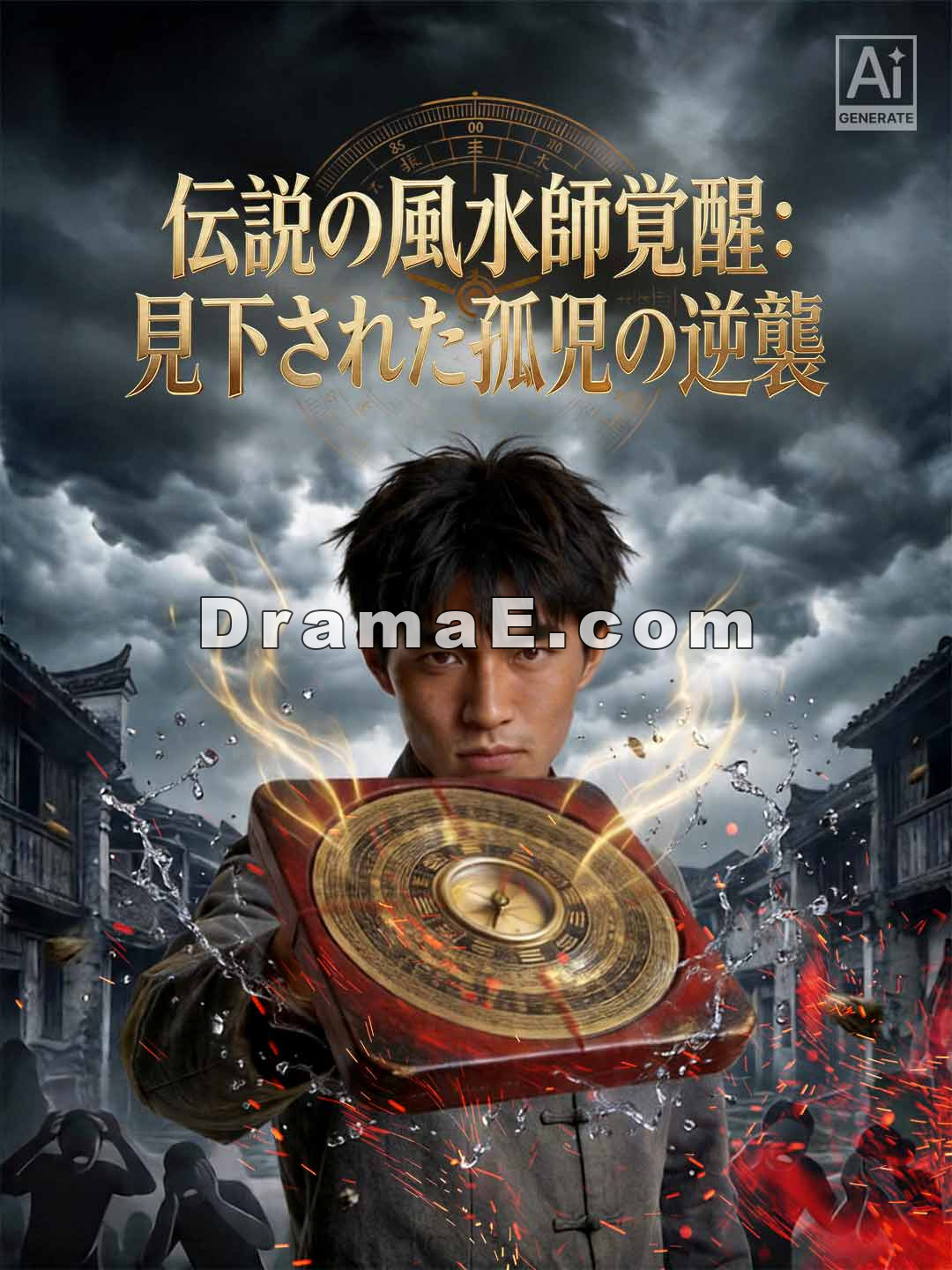 風水少年、村中を見返す
