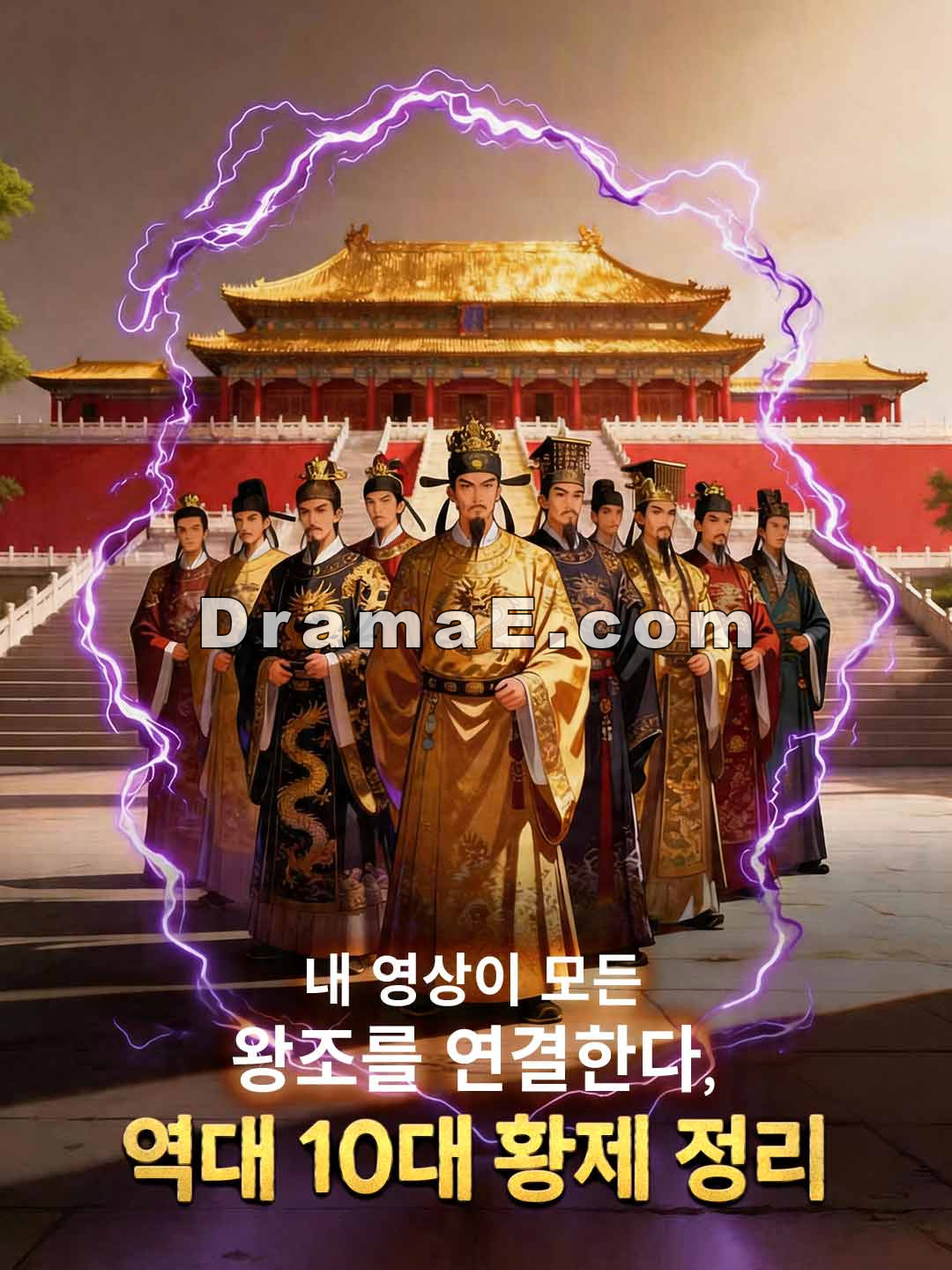 내 영상이 모든 왕조를 연결한다, 역대 10대 황제 정리
