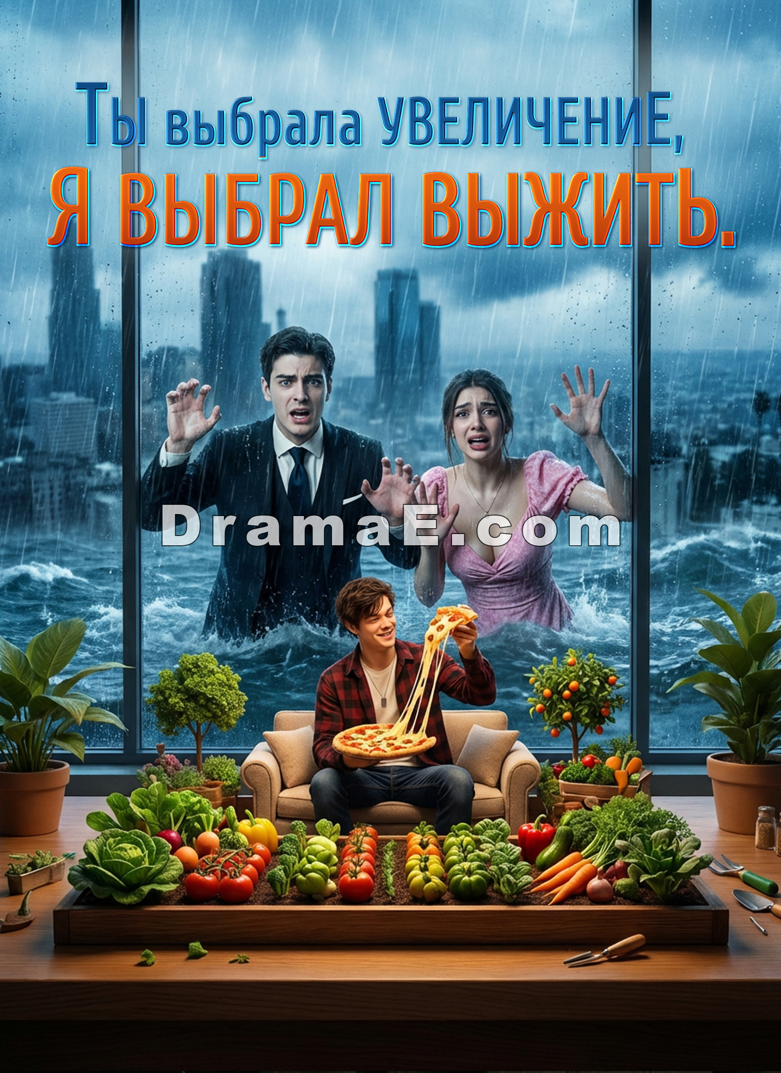 Ты выбрала увеличение, я выбрал выжить.
