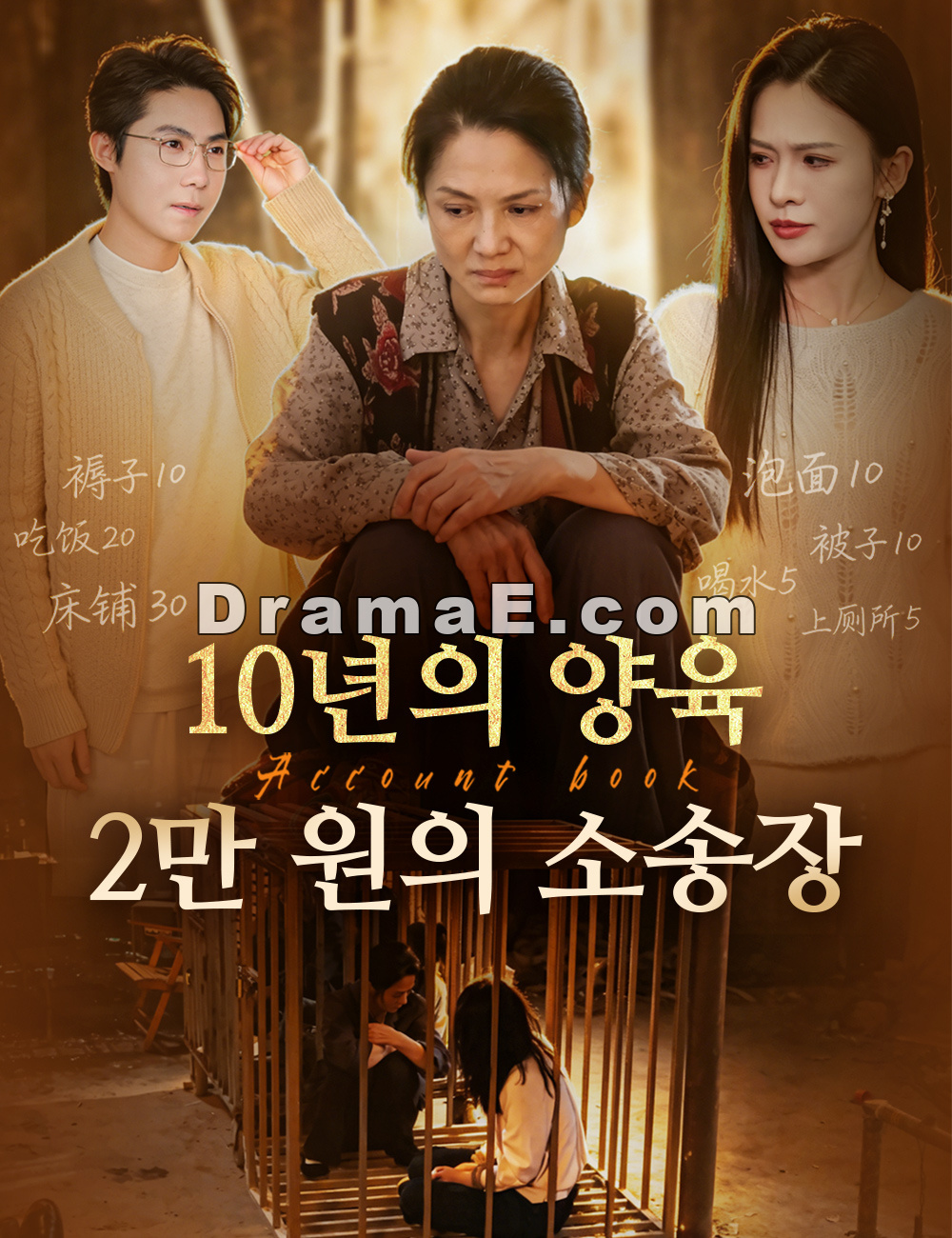 10년의 양육, 2만 원의 소송장