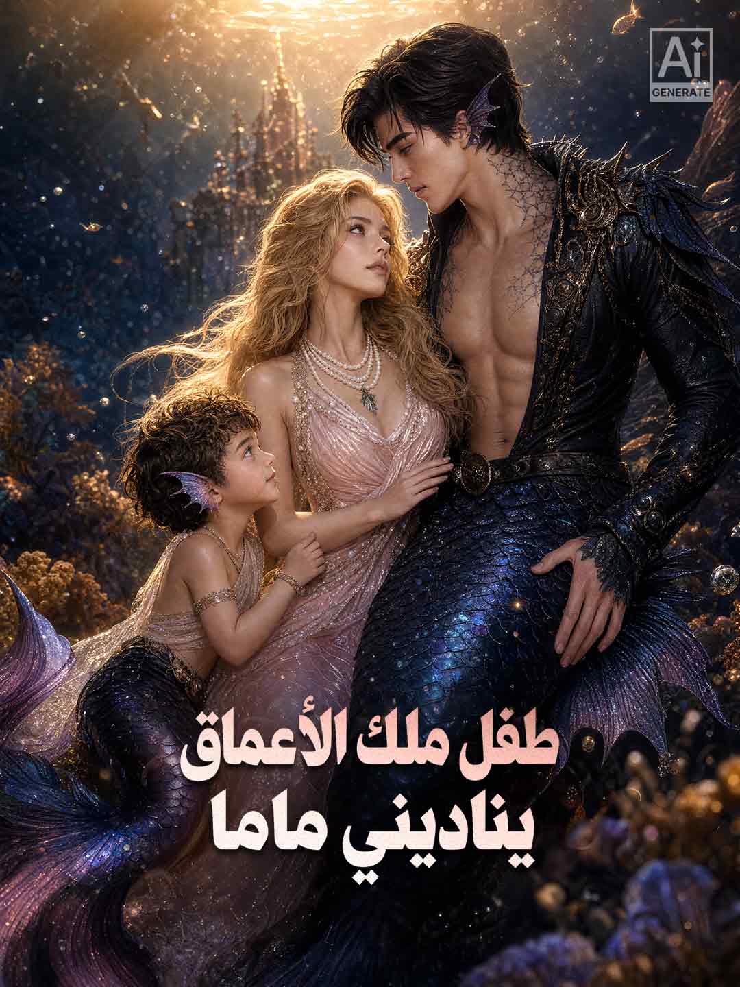 طفل ملك الأعماق يناديني ماما