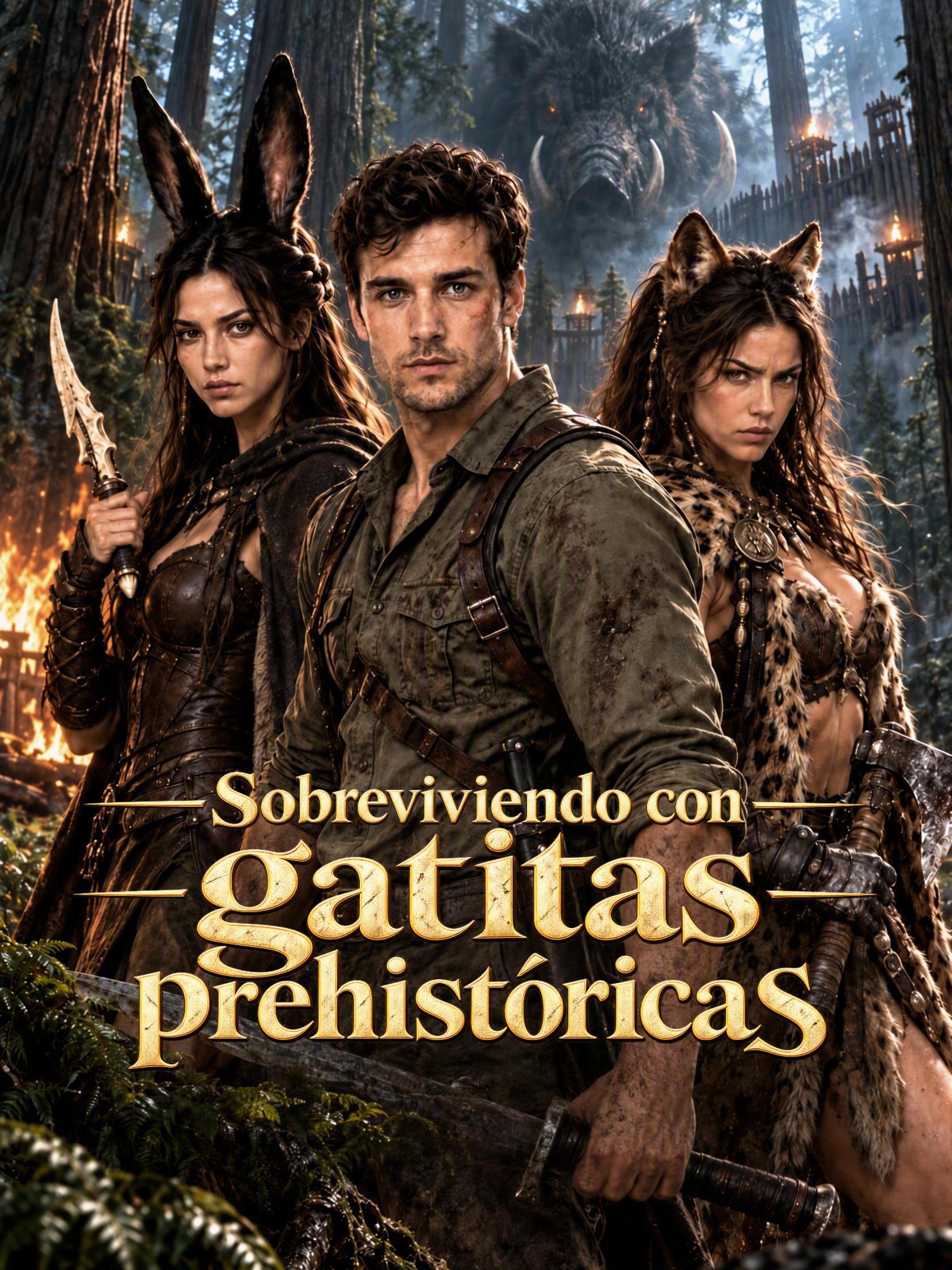 Sobreviviendo con gatitas prehistóricas