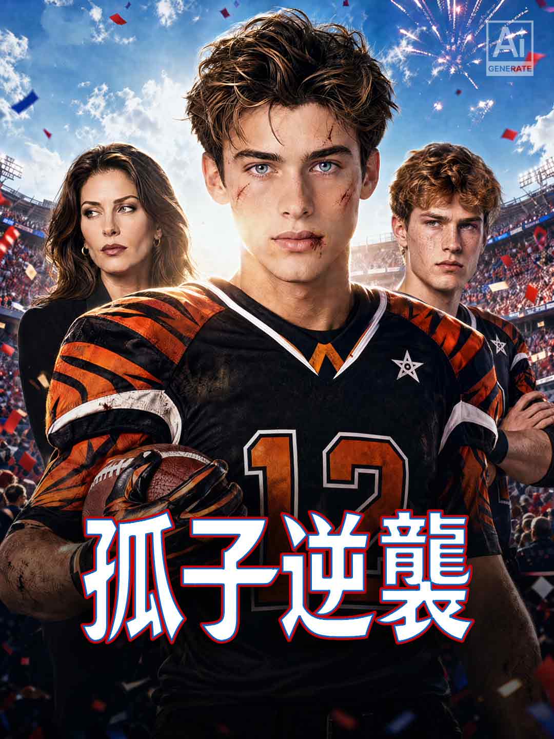 他是被拋棄的天才四分衛。 養弟毀他雙腿，母親選擇包庇兇手。 但他爬起來了。 他站回球場頂點，站上母親親手把他推下的那個位置。 這一次，換他決定誰留下、誰滾蛋。