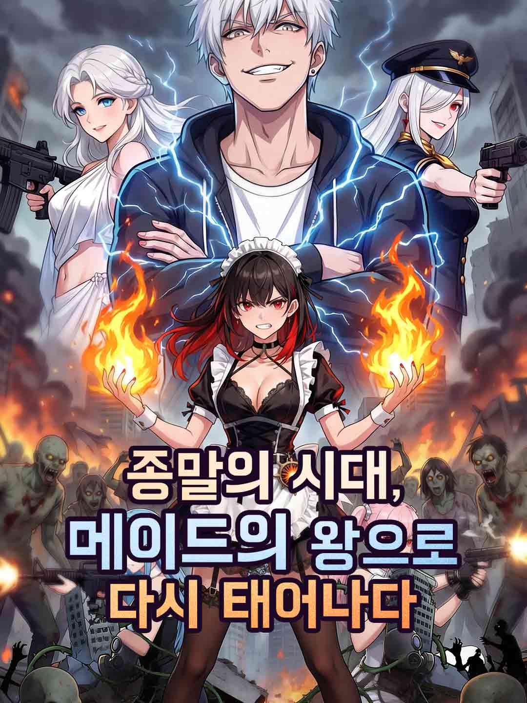 종말의 시대, 메이드의 왕으로 다시 태어나다.