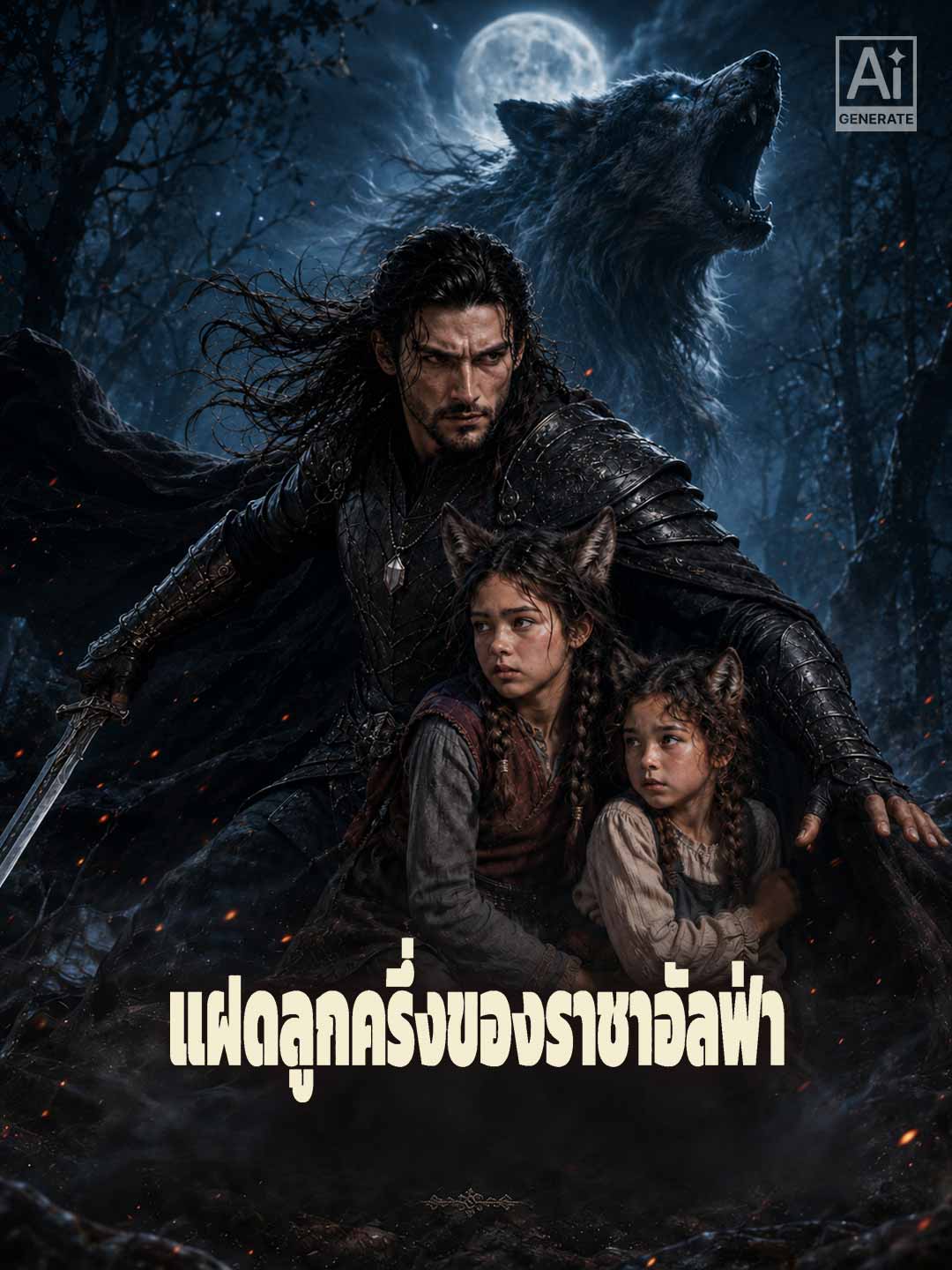 แฝดลูกครึ่งของราชาอัลฟ่า