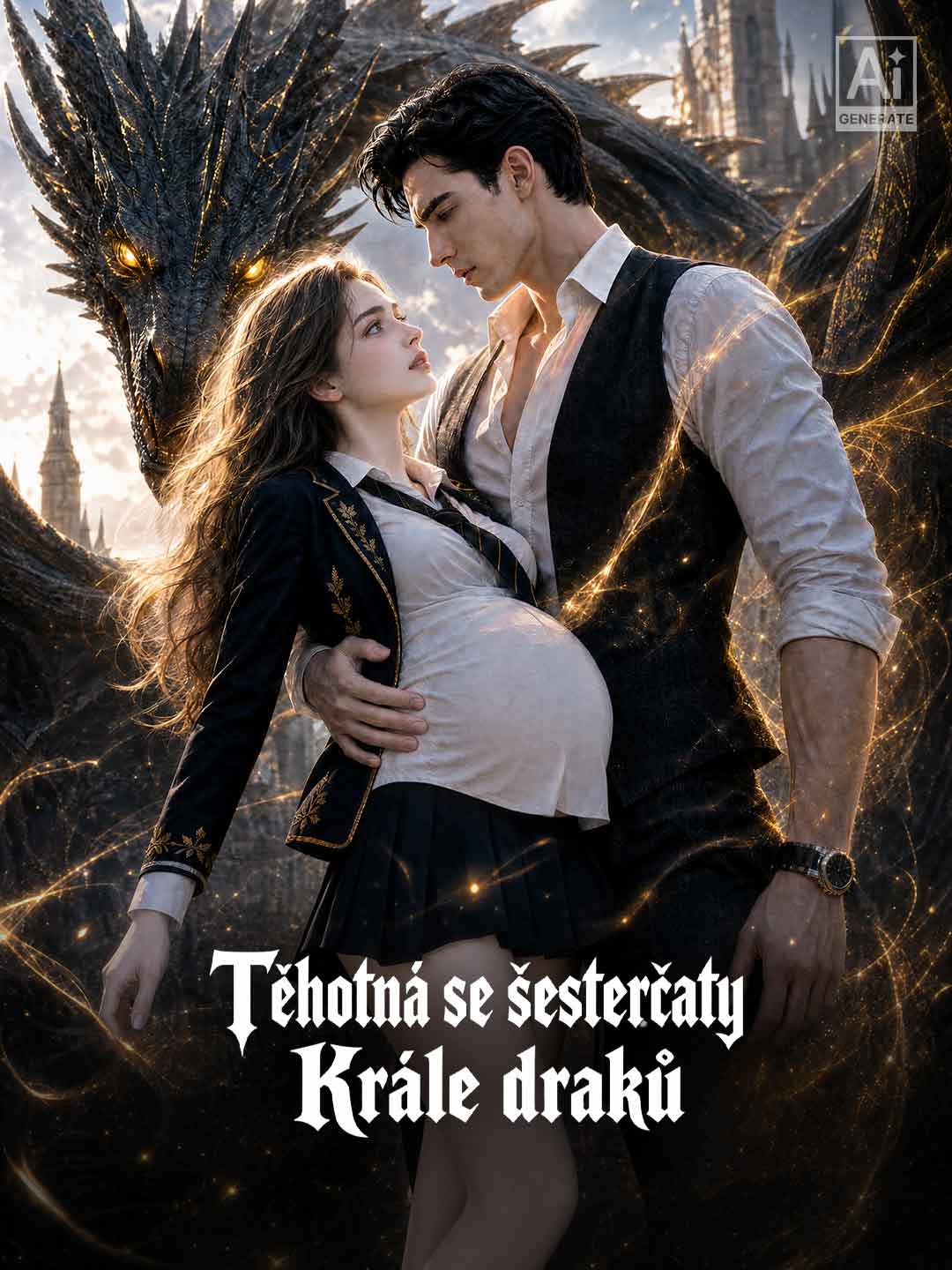 Těhotná se šesterčaty Krále draků