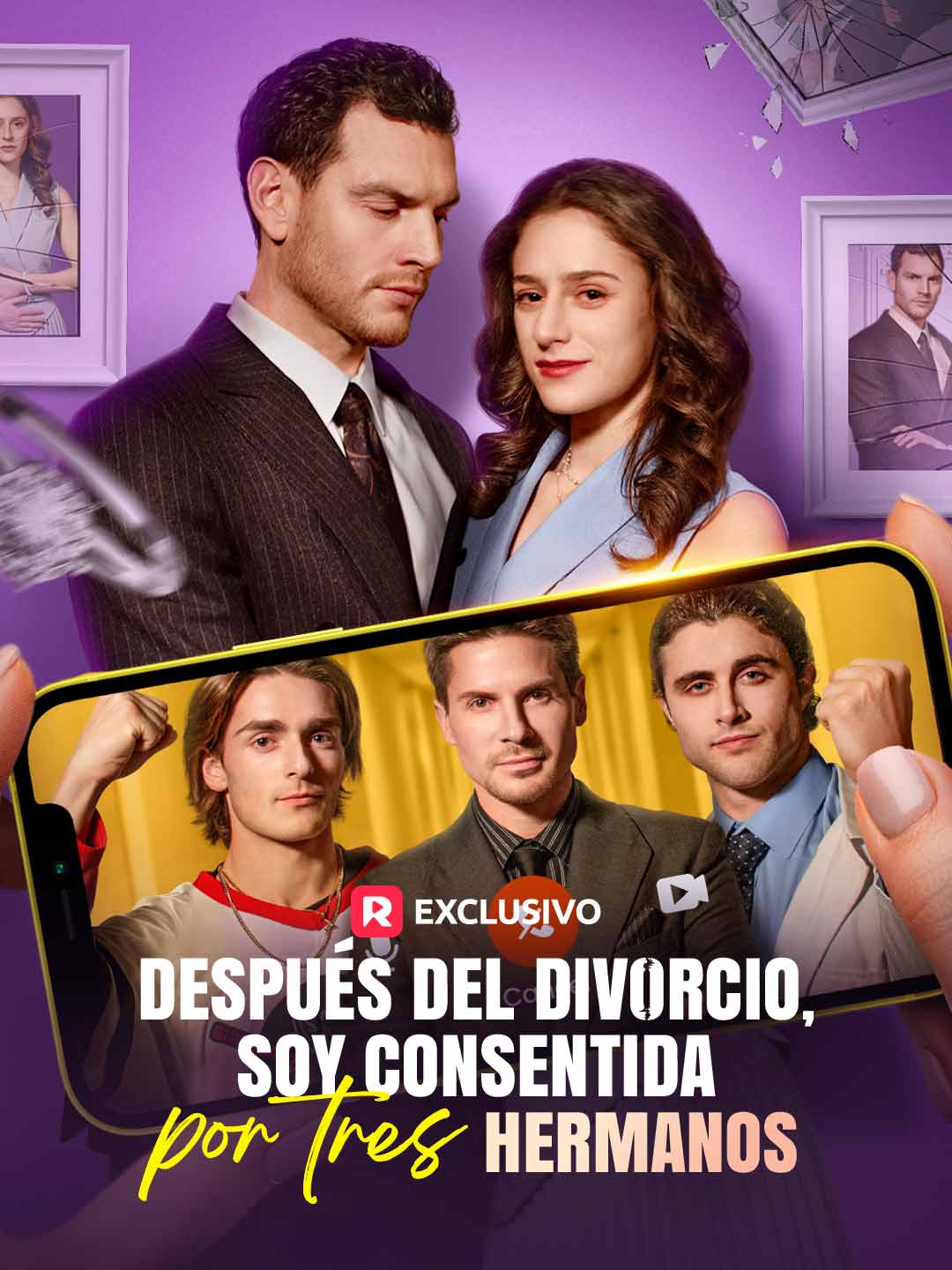 Después del divorcio, soy consentida por tres hermanos