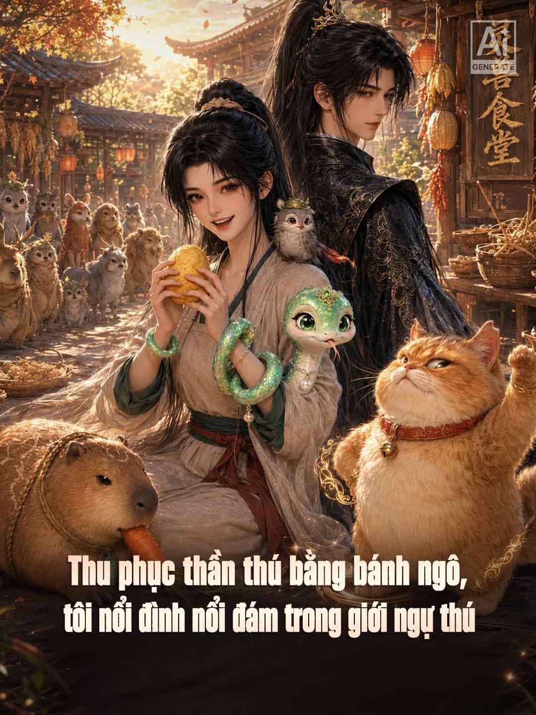 Thu phục thần thú bằng bánh ngô, tôi nổi đình nổi đám trong giới ngự thú
