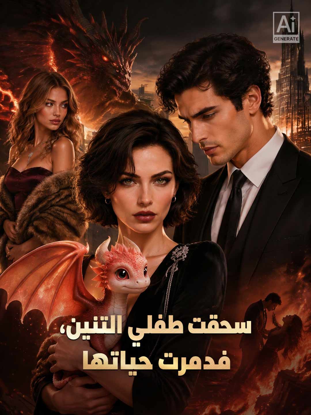 سحقت طفلي التنين، فدمرت حياتها