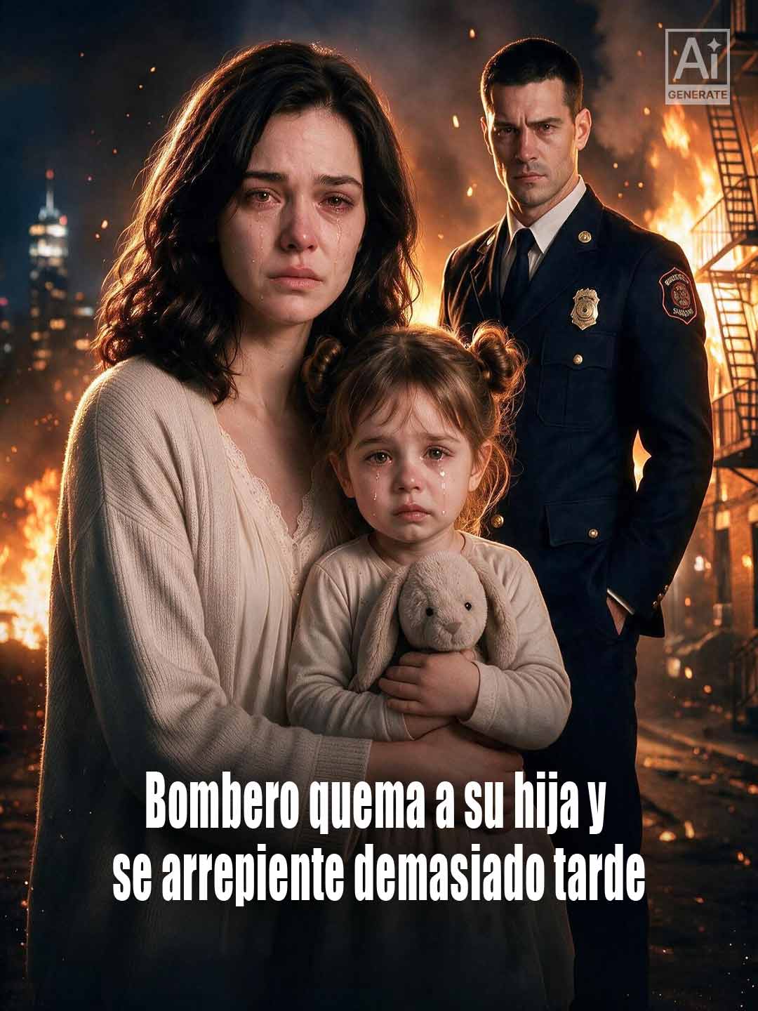 Bombero quema a su hija y se arrepiente demasiado tarde