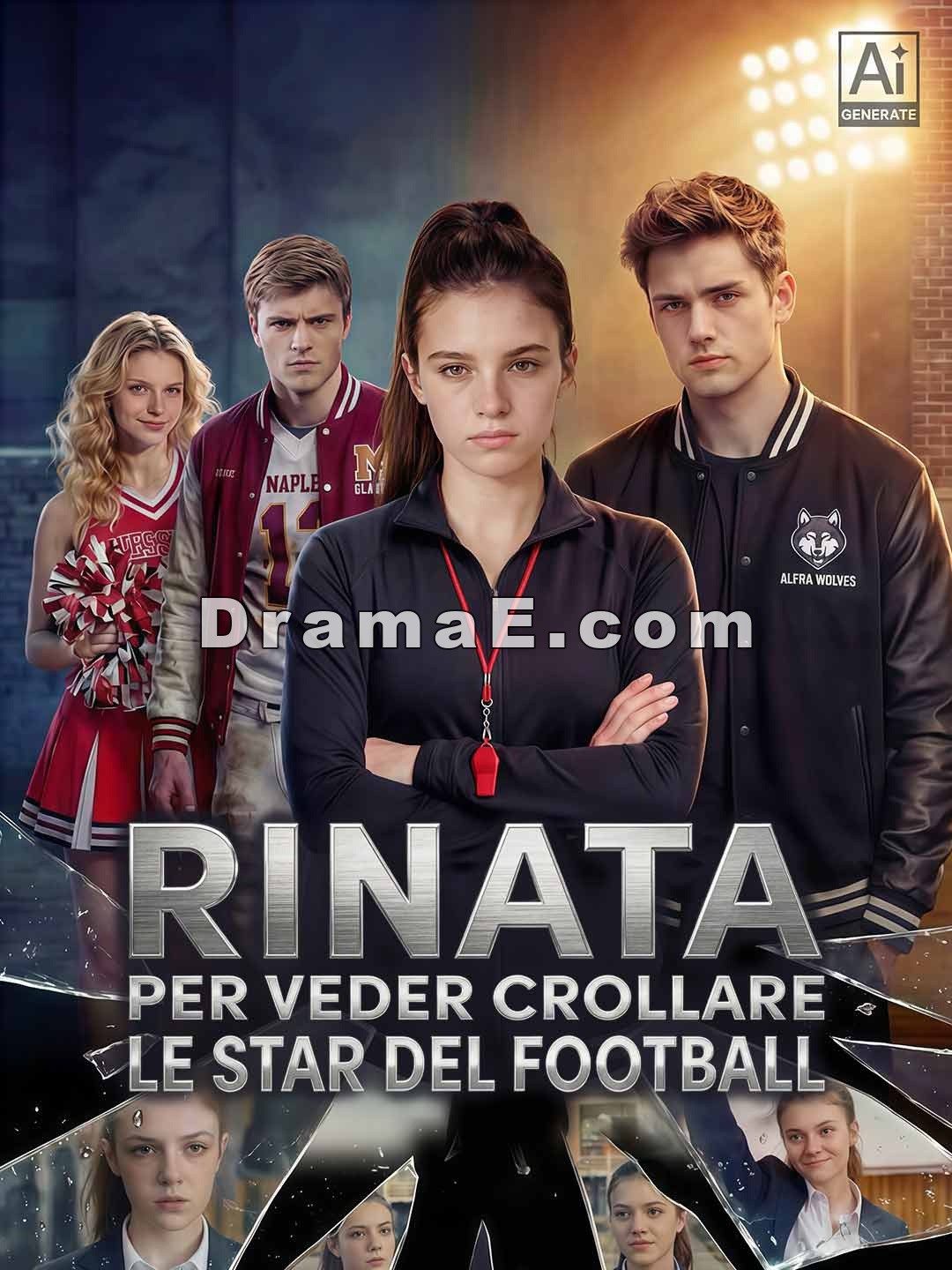 Rinata per veder crollare le star del football