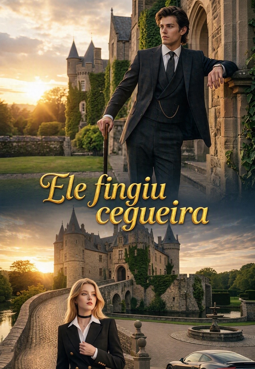 Ele fingiu cegueira