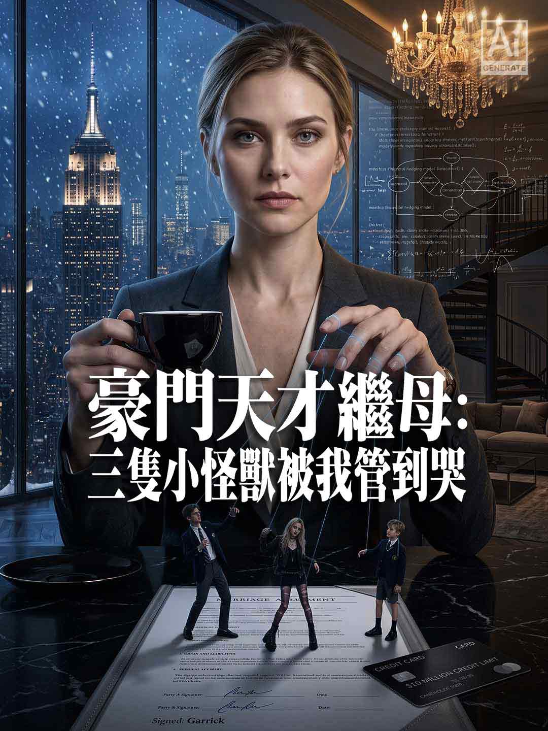 豪門天才繼母：三隻小怪獸被我管到哭